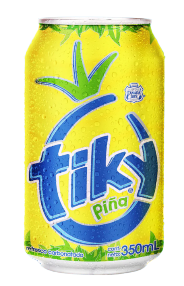 Tiky Pineapple Soda Lata/Can