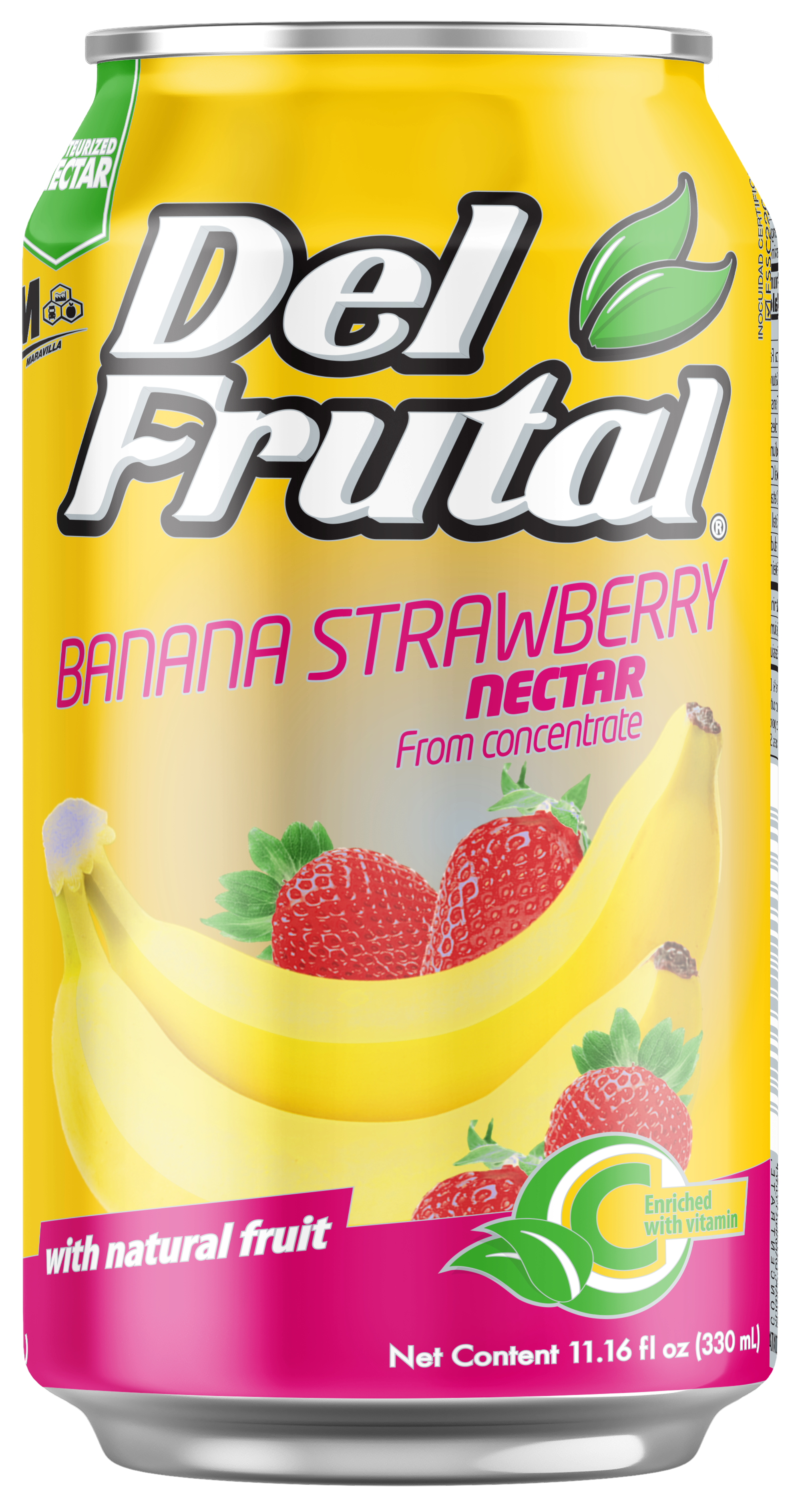 Del Frutal Banana Fresa