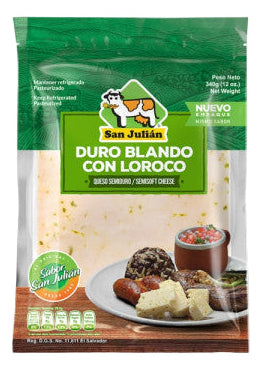 San Julian Duro Blando Con Loroco 12oz.