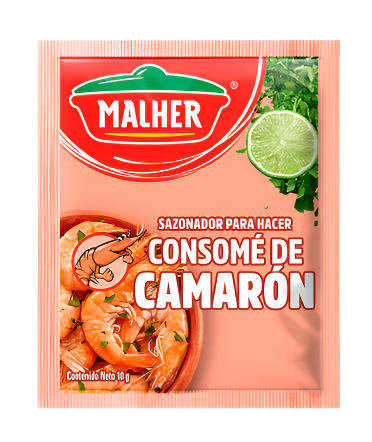 Malher Consome Camaron Tiras