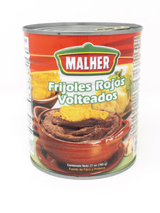 Malher Frijoles Rojos Volteados (Refried Red Beans) 27oz