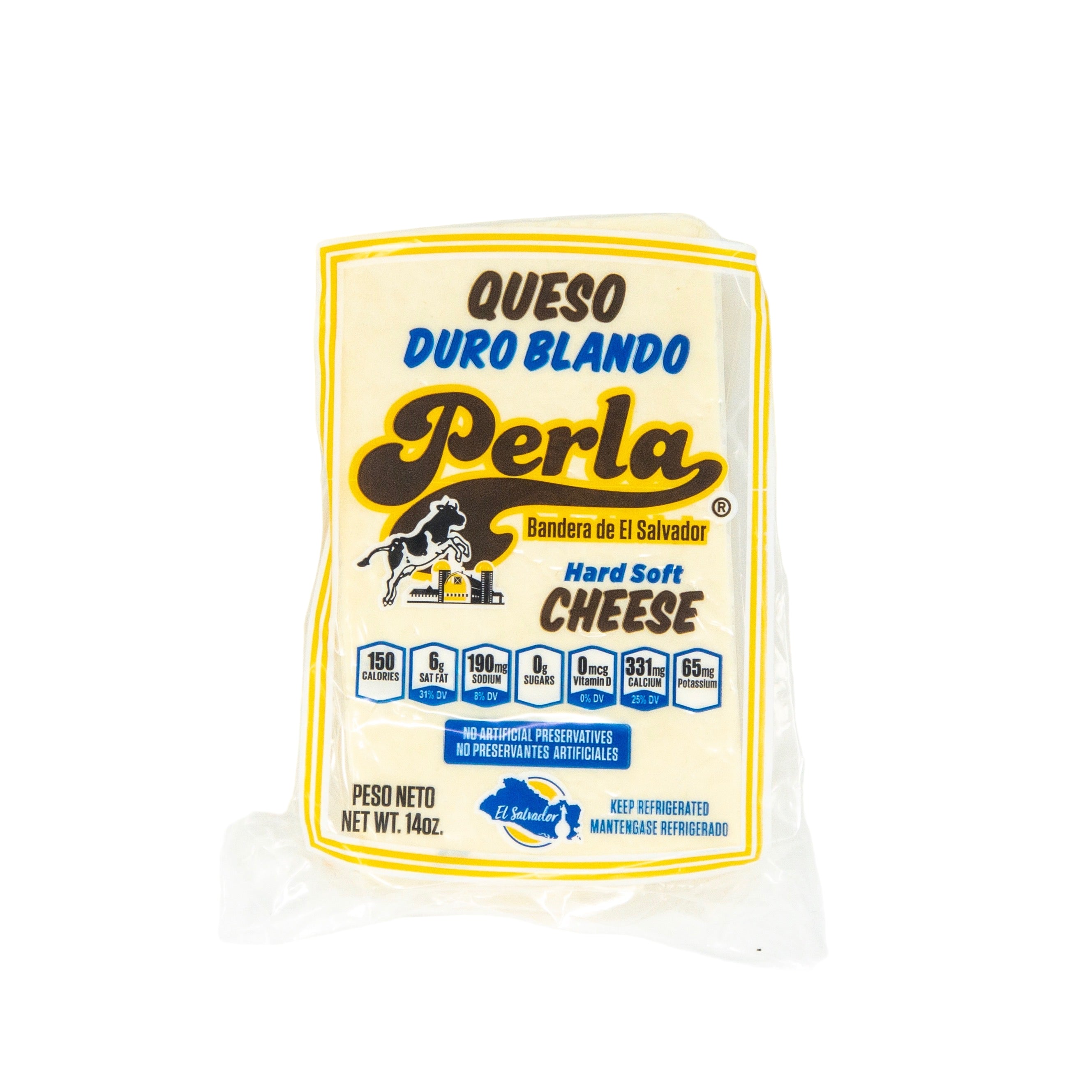 Perla Queso Duro Blando (Hard Soft Cheese) 14oz