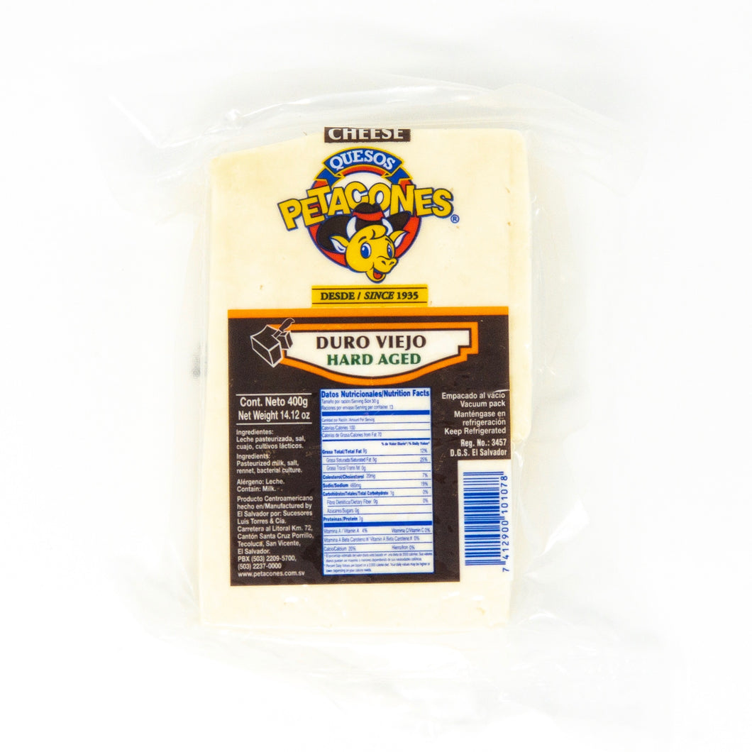 Petacones Queso Duro Viejo (Hard Aged Cheese) 14oz
