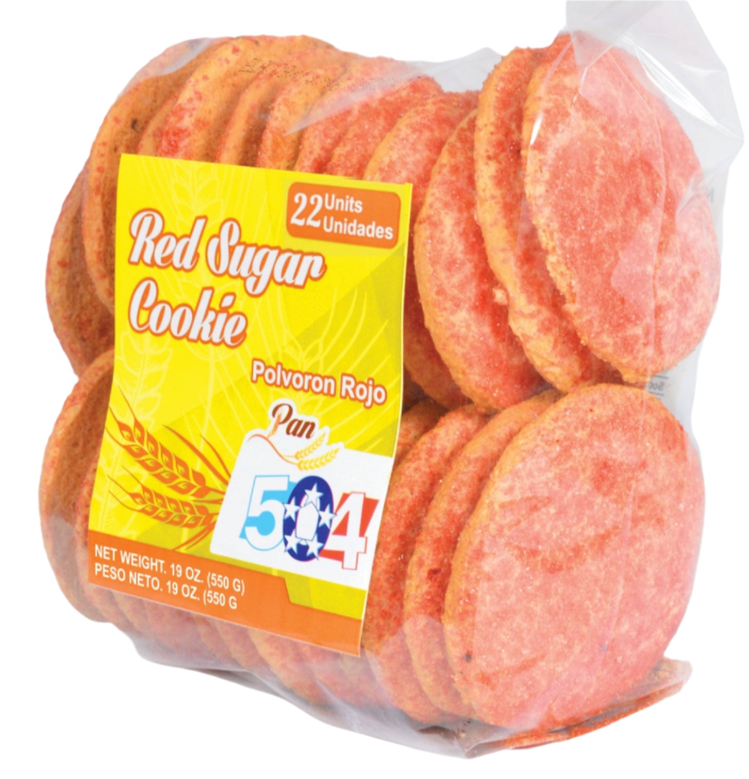 Pan 504 Galleta Polvoron Rojo