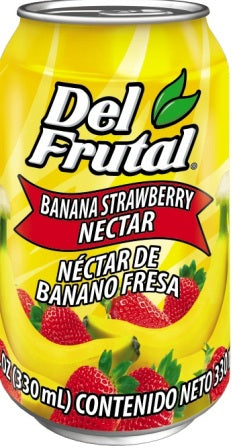 Del Frutal Strawberry Banana Juice 11.5oz
