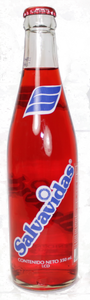Salvavidas Fresa/Strawberry Soda 12 fl. oz bottle/355mL